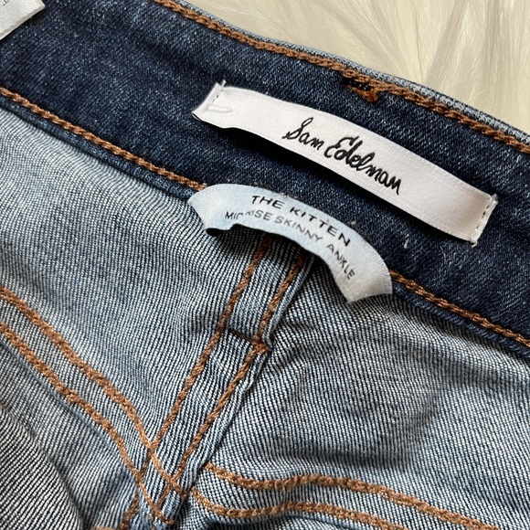 Sam Edelman Midrise Skinny Ankle Jeans size 28 - Picture 5 of 13